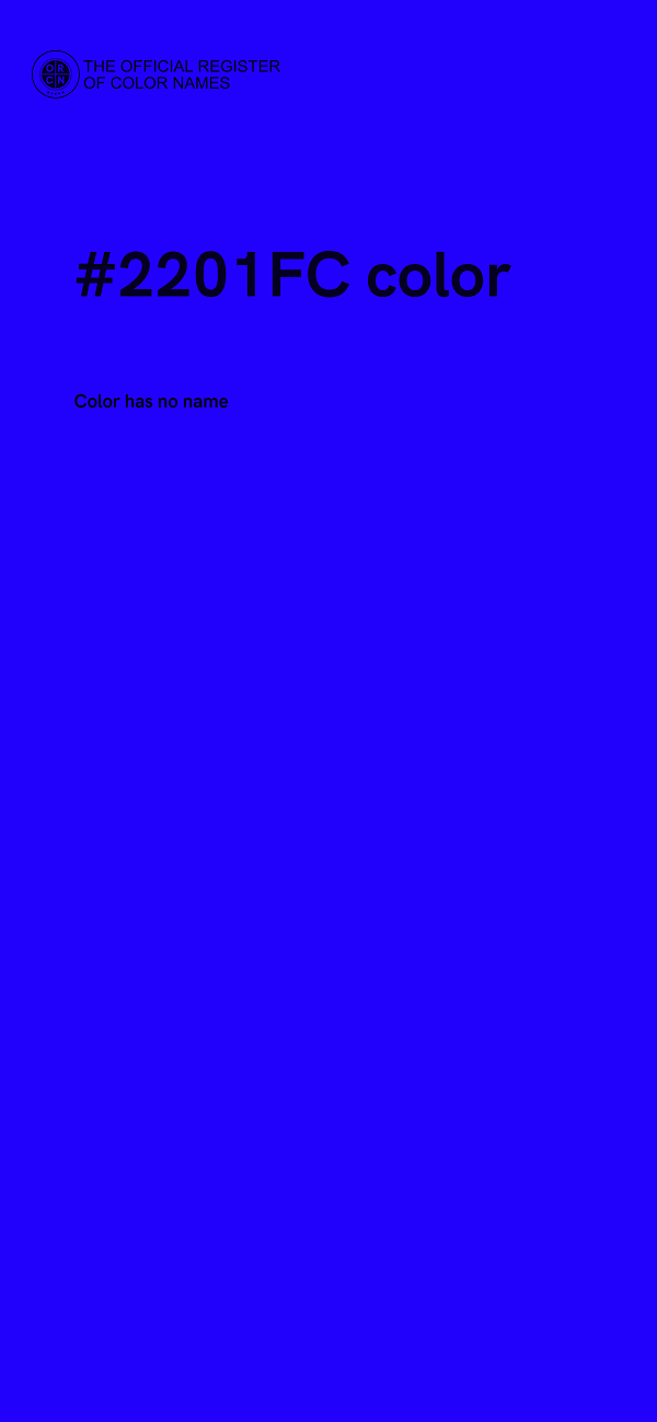 #2201FC color image