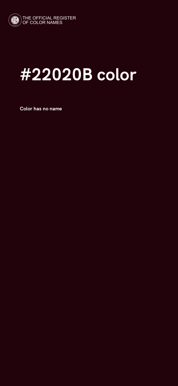 #22020B color image