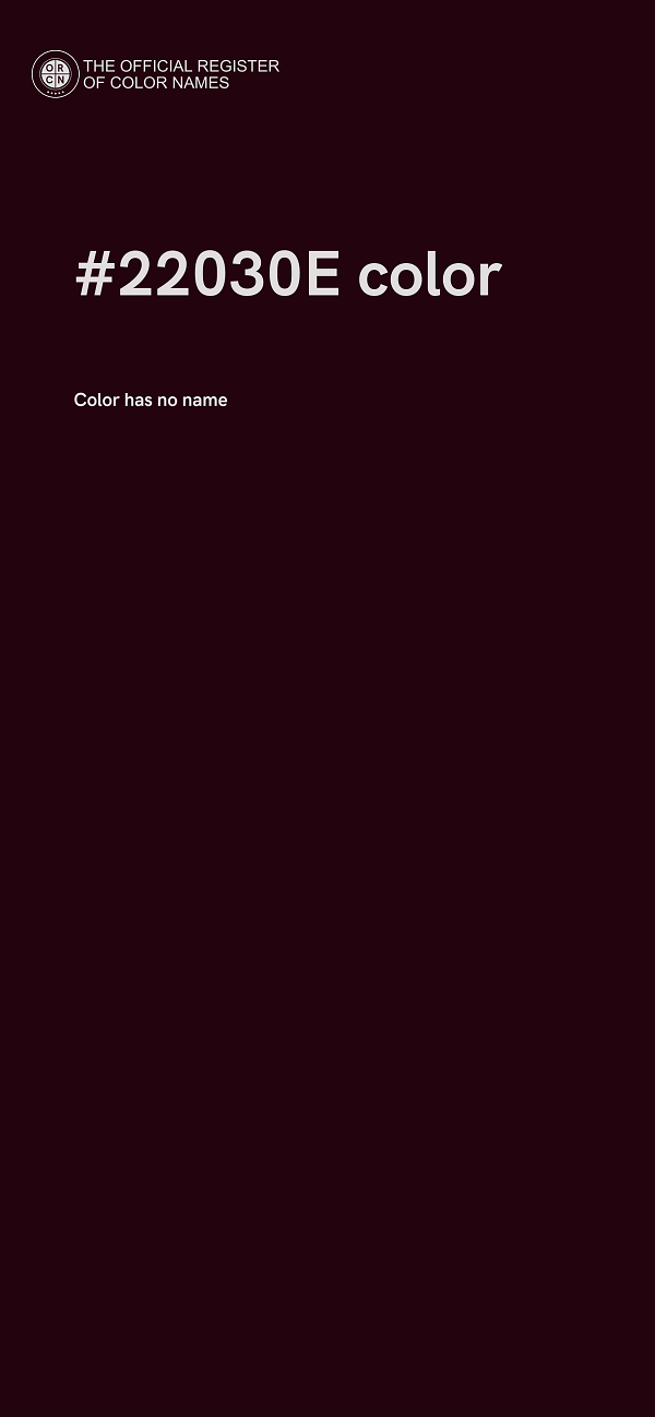 #22030E color image