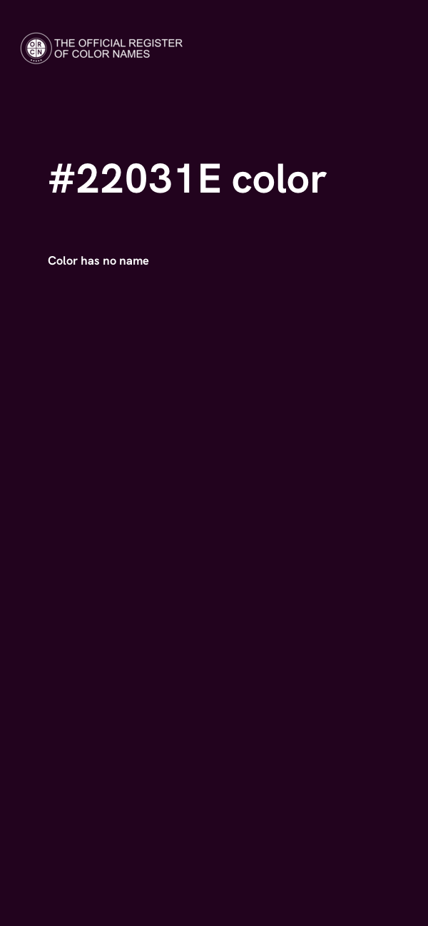 #22031E color image