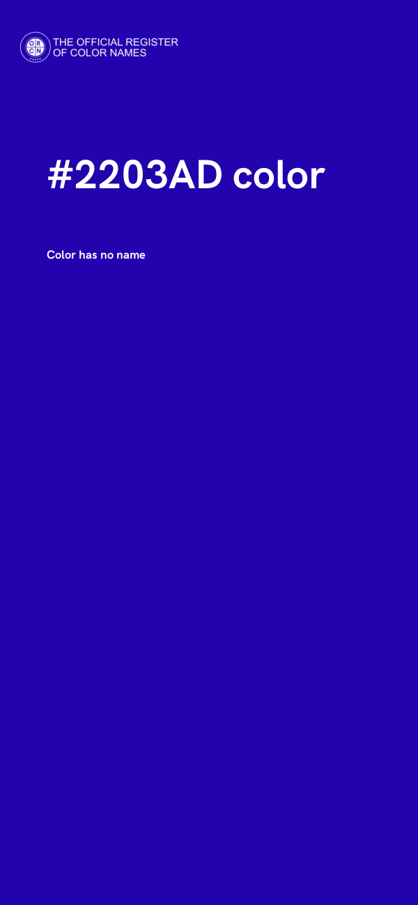 #2203AD color image