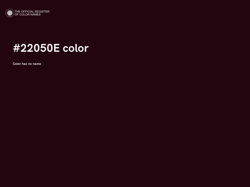 #22050E color image