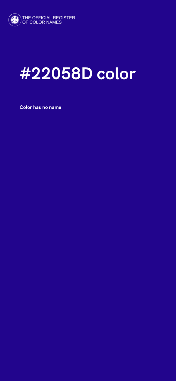 #22058D color image