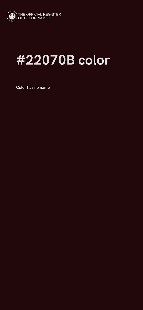 #22070B color image