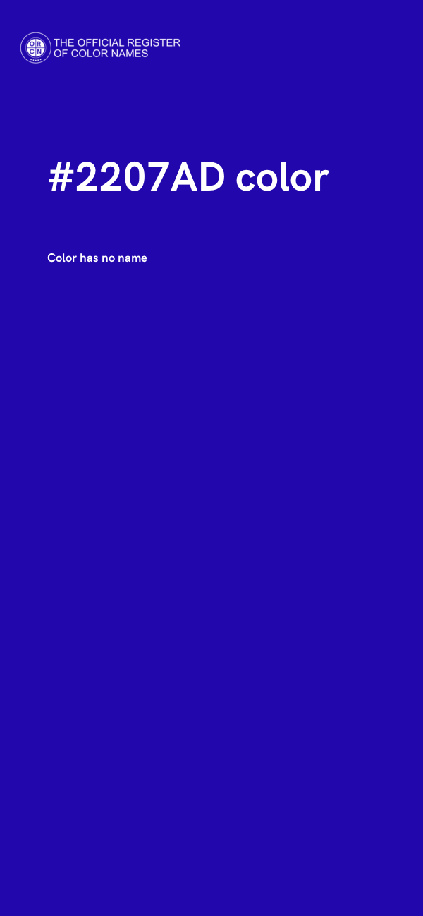 #2207AD color image