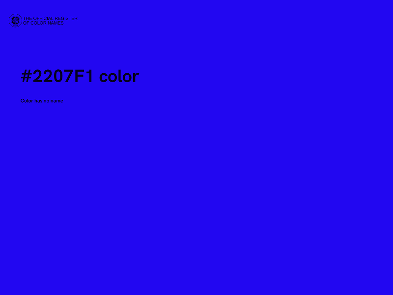 #2207F1 color image