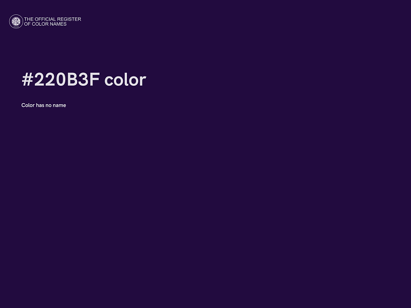 #220B3F color image