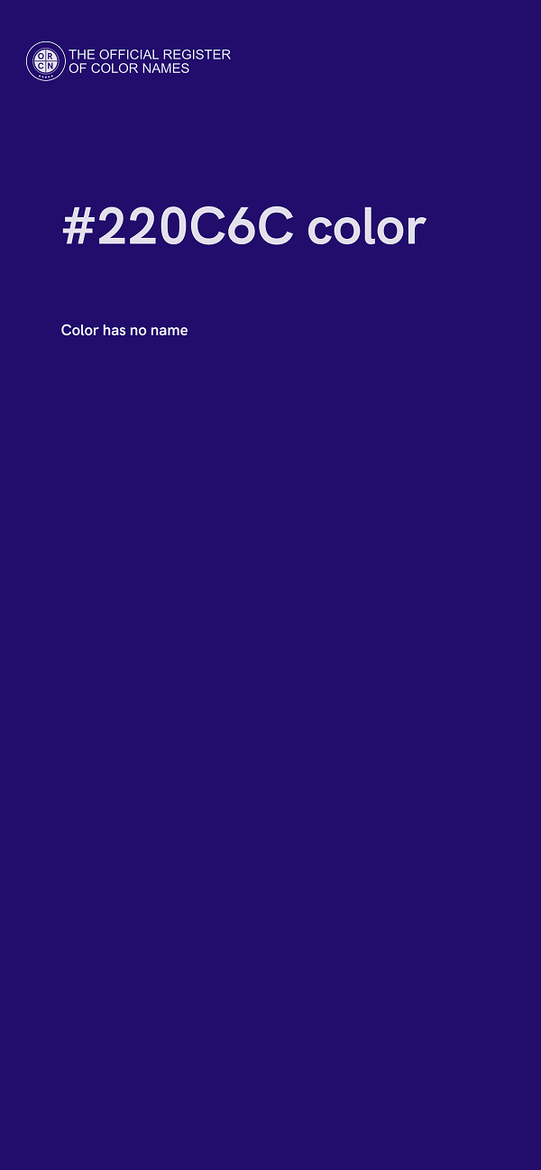 #220C6C color image