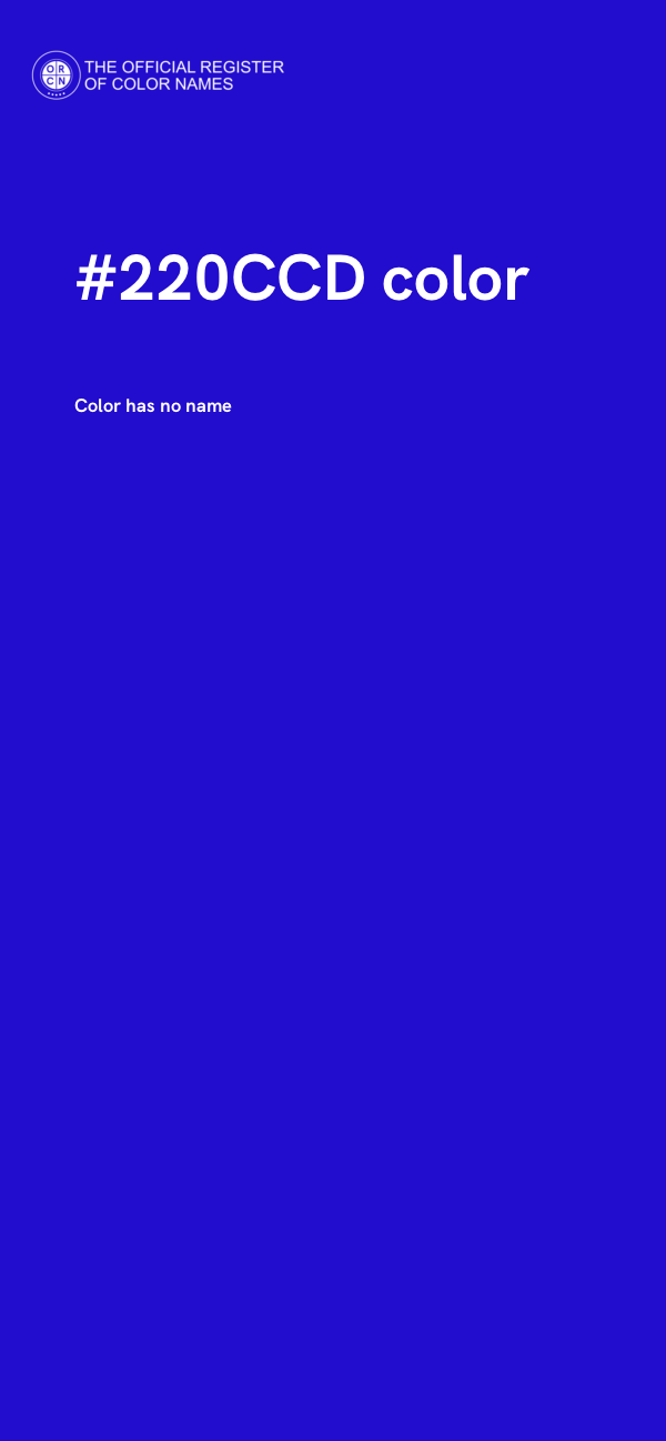 #220CCD color image
