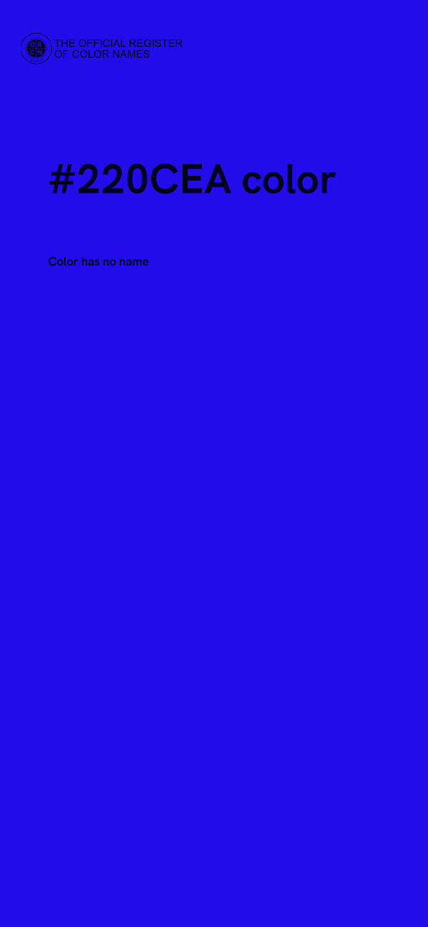 #220CEA color image
