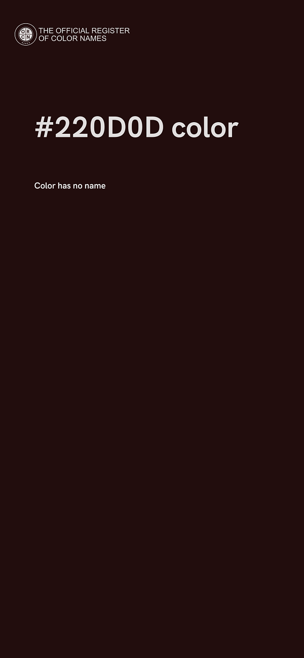#220D0D color image