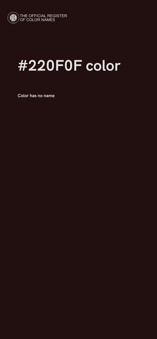 #220F0F color image