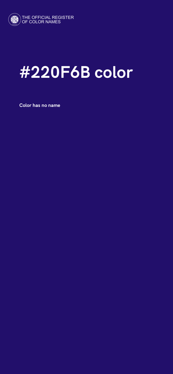 #220F6B color image