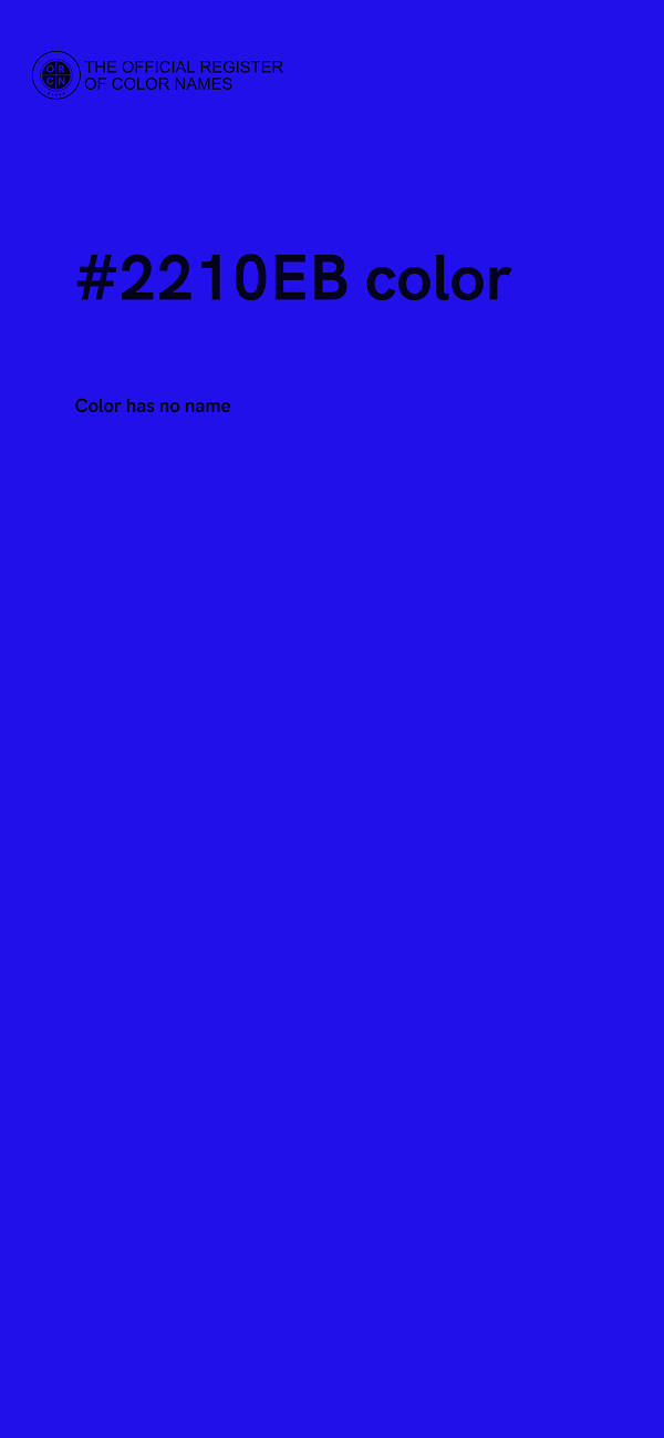 #2210EB color image