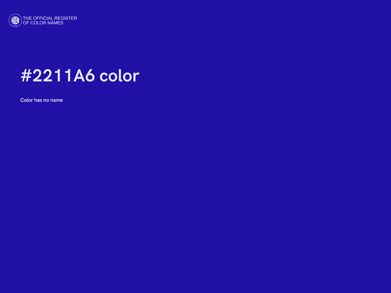#2211A6 color image