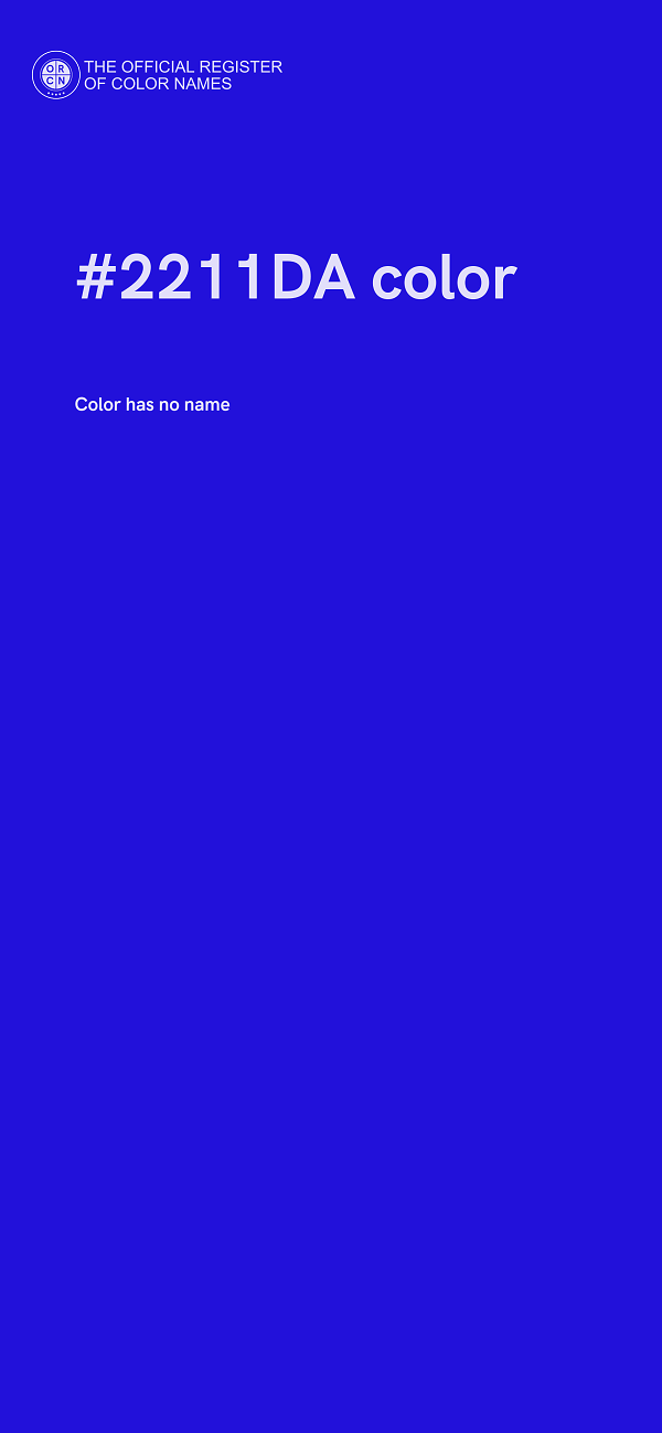 #2211DA color image