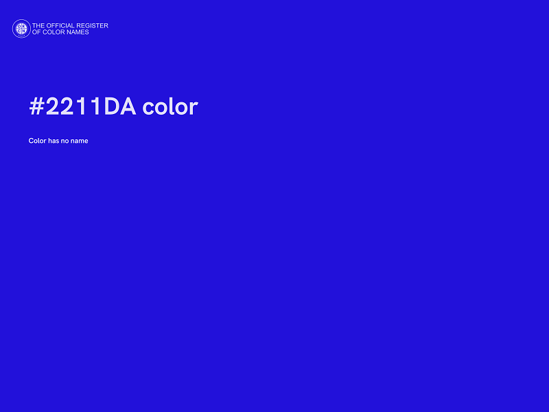 #2211DA color image