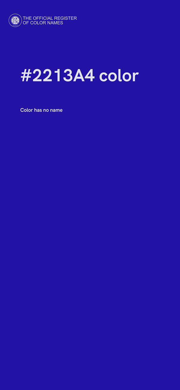 #2213A4 color image