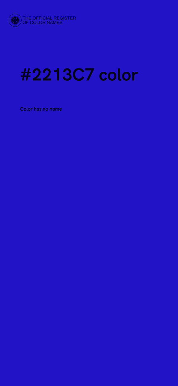 #2213C7 color image