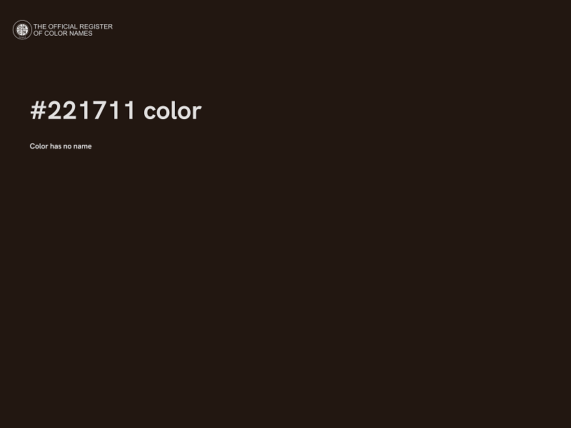 #221711 color image
