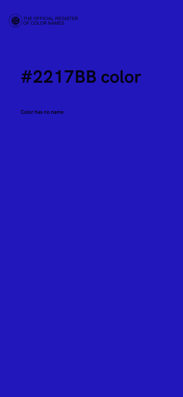 #2217BB color image