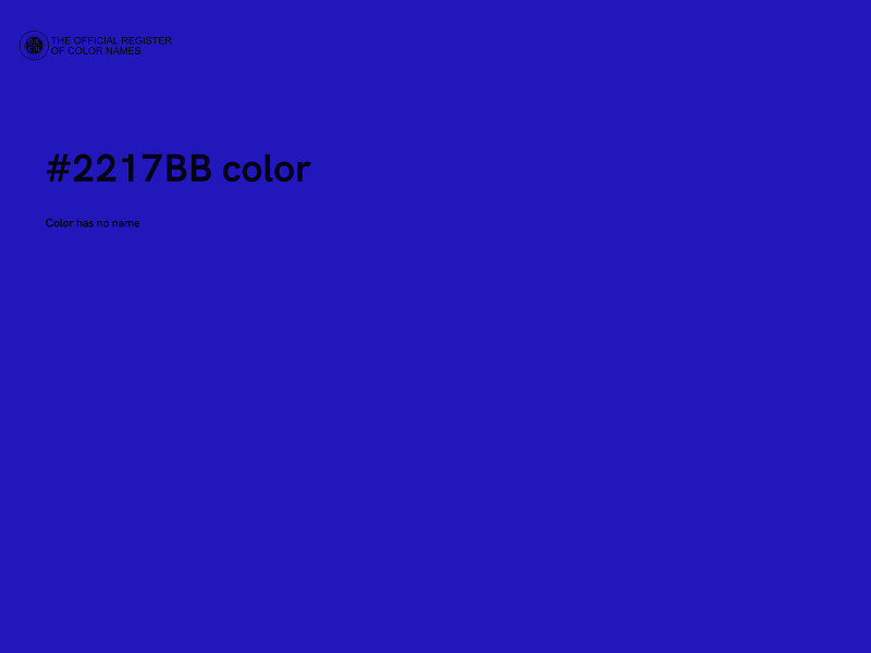 #2217BB color image