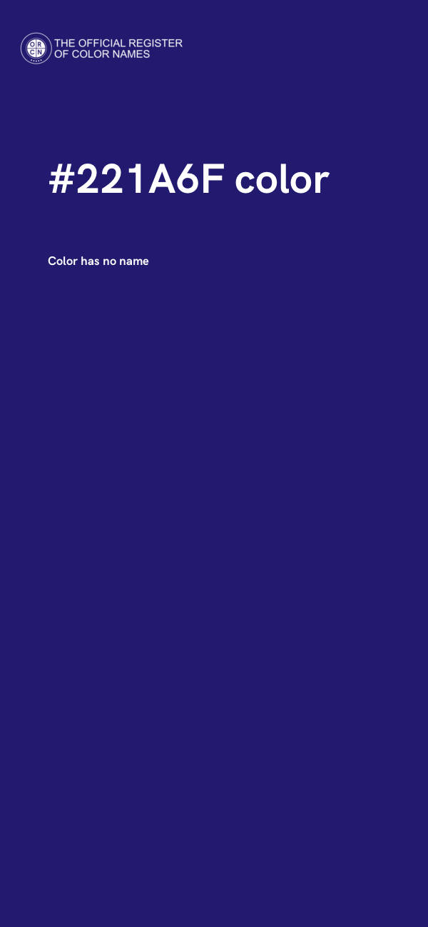 #221A6F color image