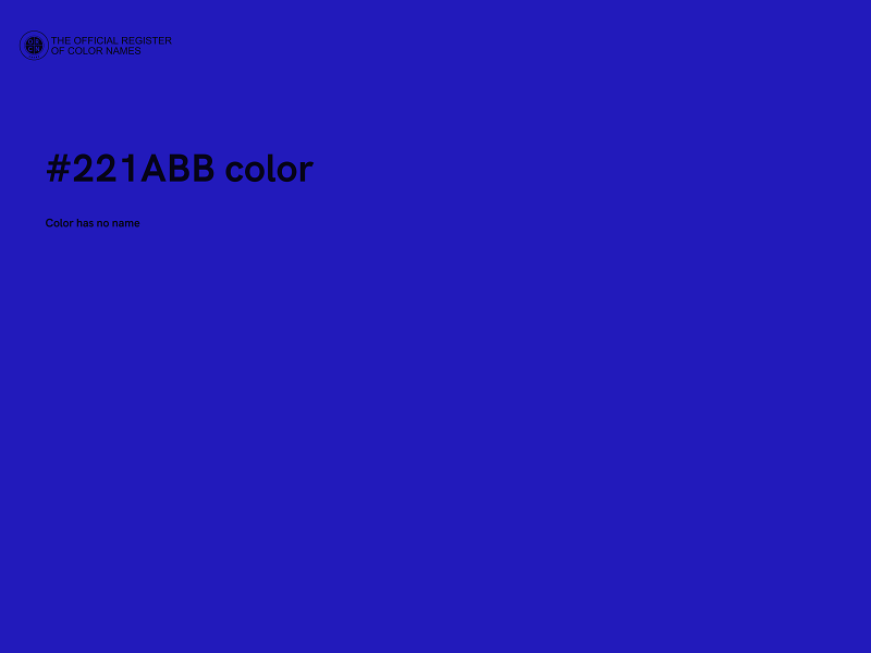 #221ABB color image