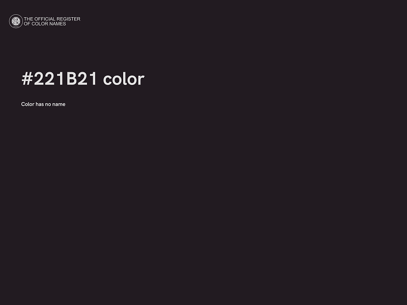 #221B21 color image