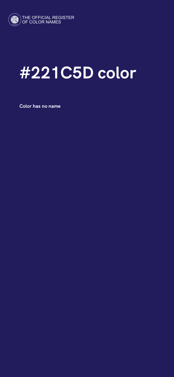 #221C5D color image