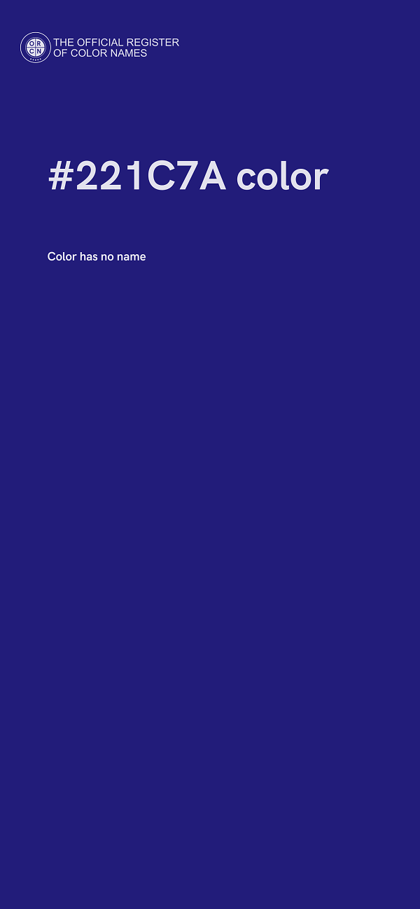#221C7A color image