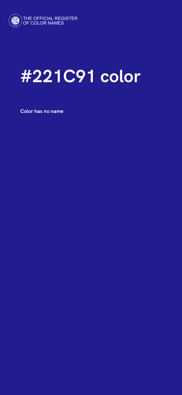 #221C91 color image