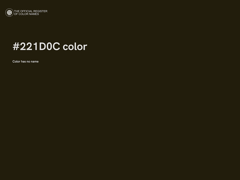 #221D0C color image