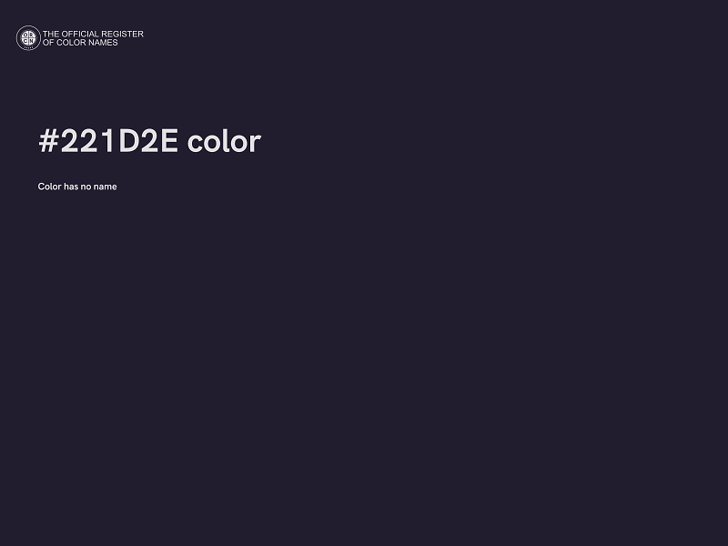 #221D2E color image