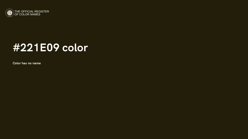 #221E09 color image