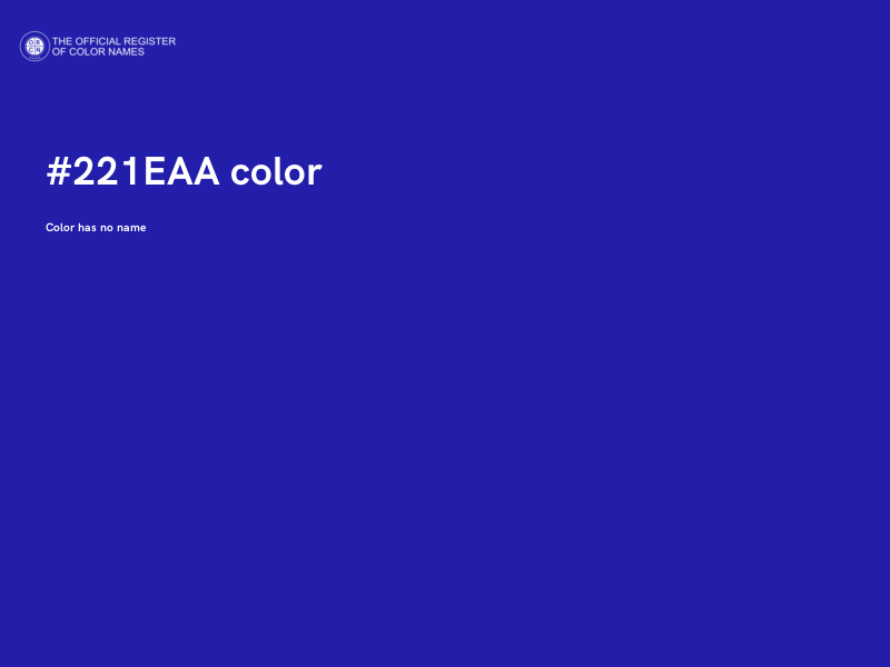 #221EAA color image