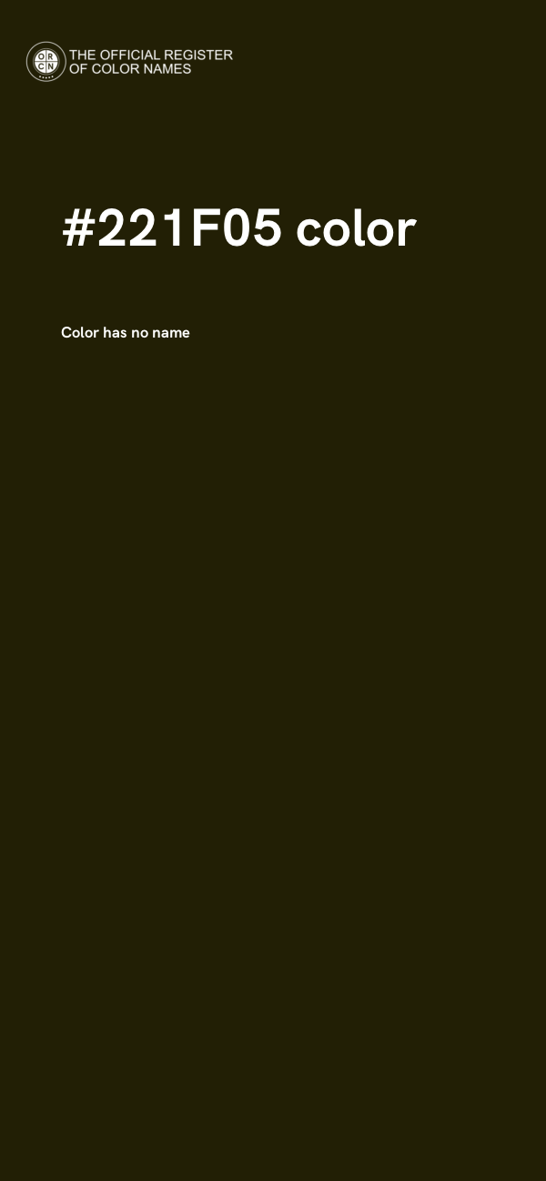 #221F05 color image