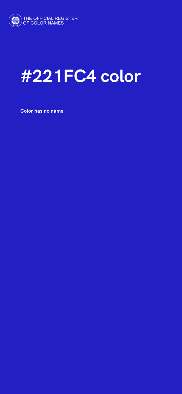 #221FC4 color image