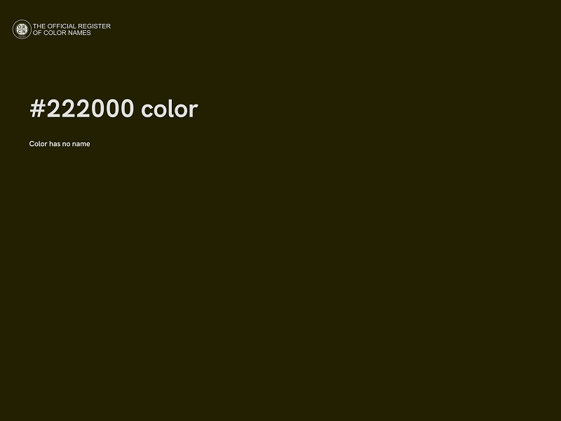 #222000 color image