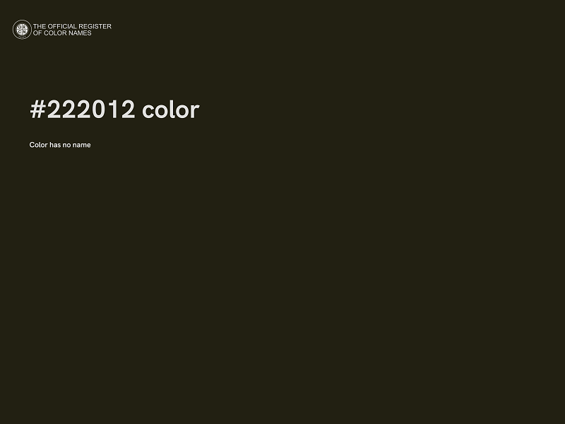 #222012 color image