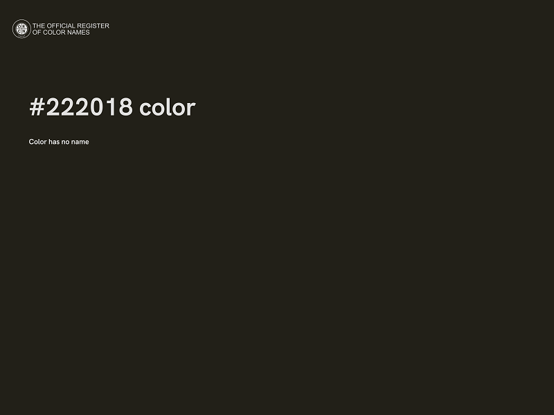 #222018 color image