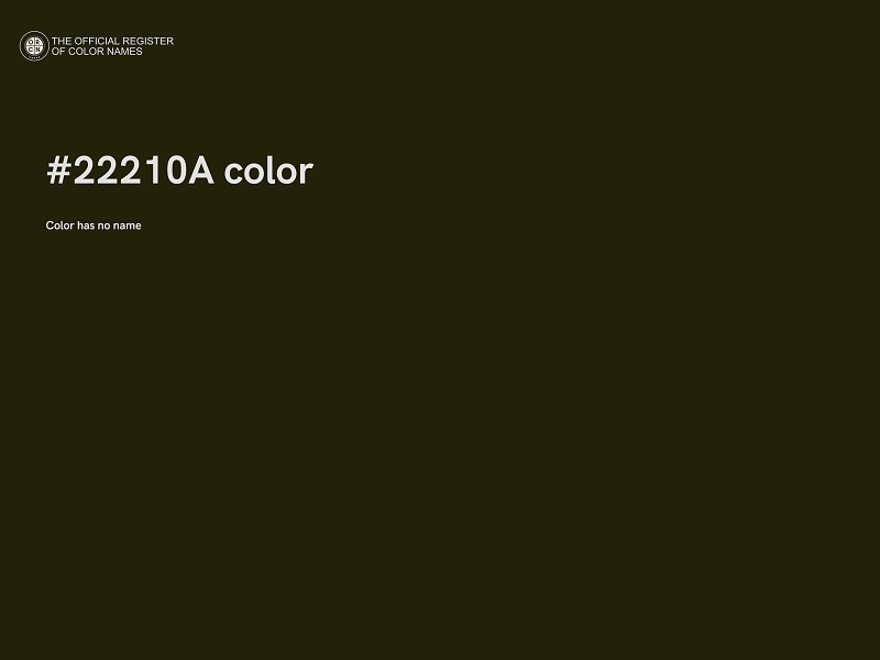 #22210A color image