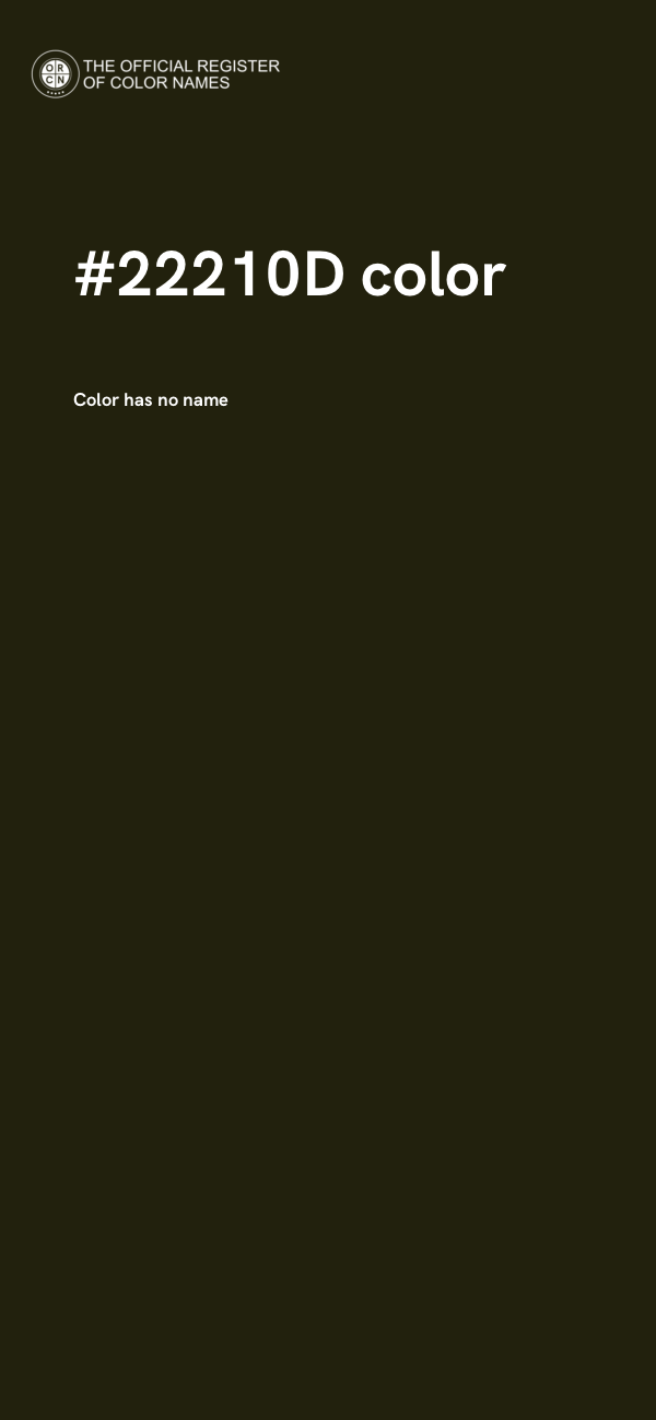 #22210D color image