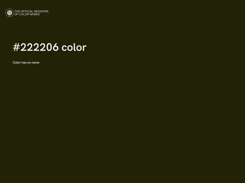 #222206 color image