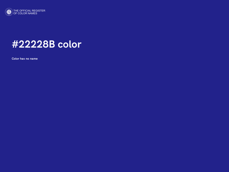 #22228B color image