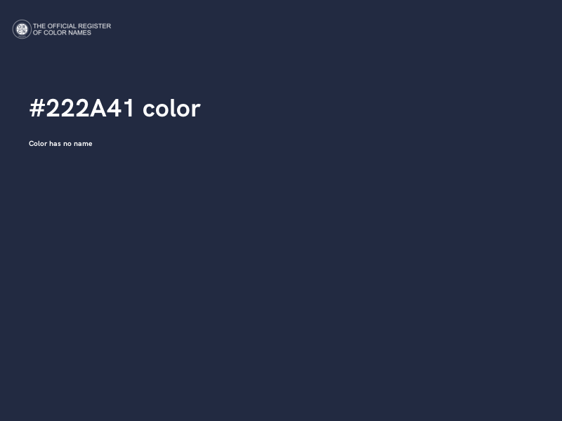 #222A41 color image