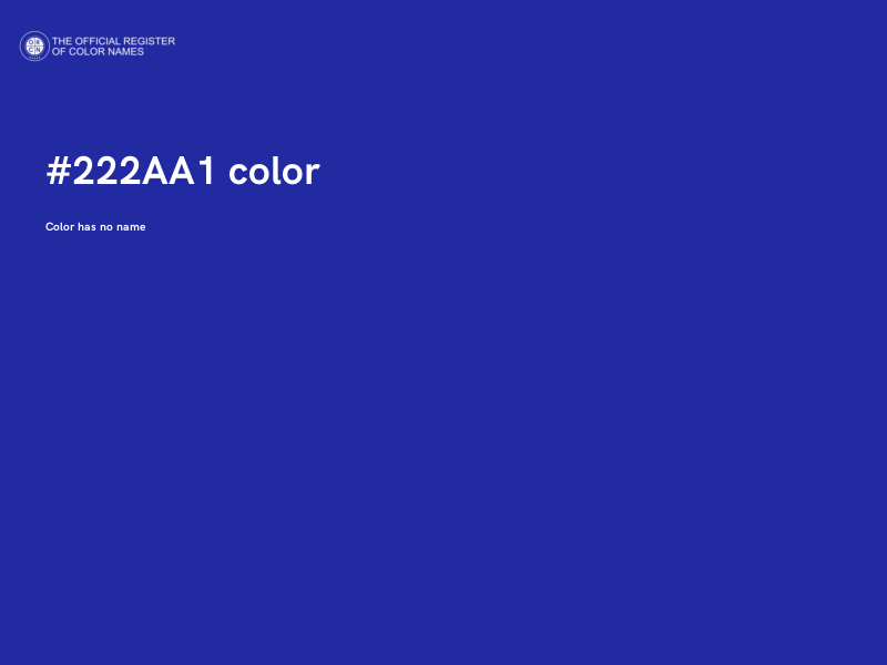 #222AA1 color image