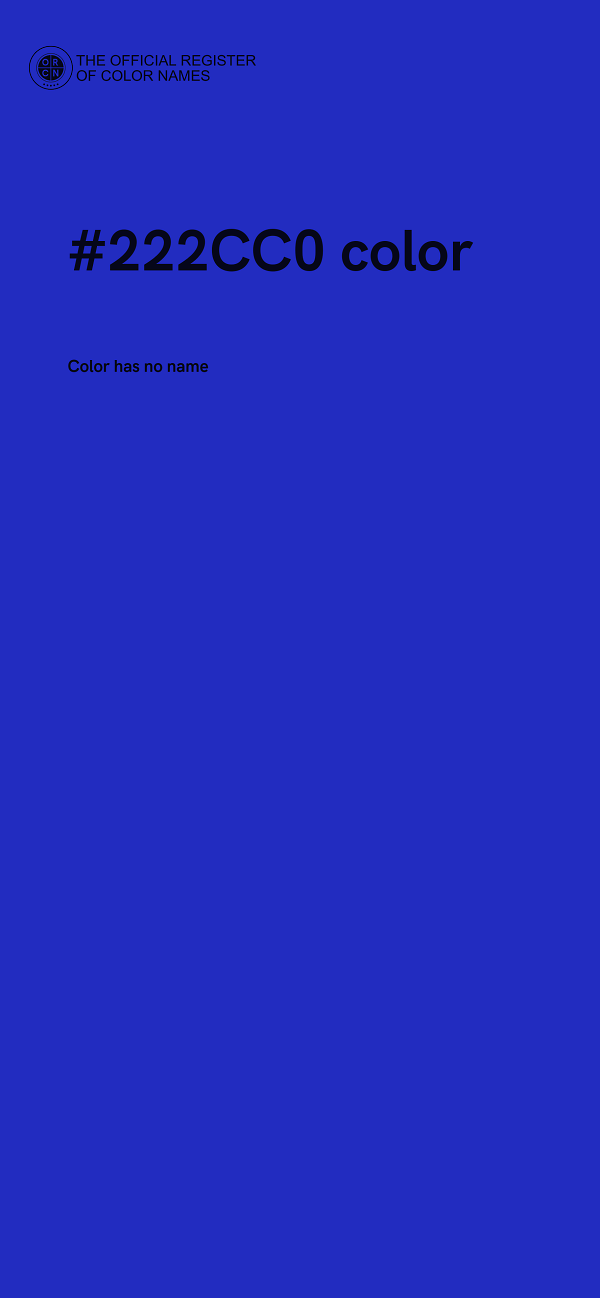 #222CC0 color image