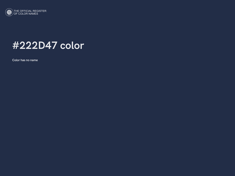 #222D47 color image