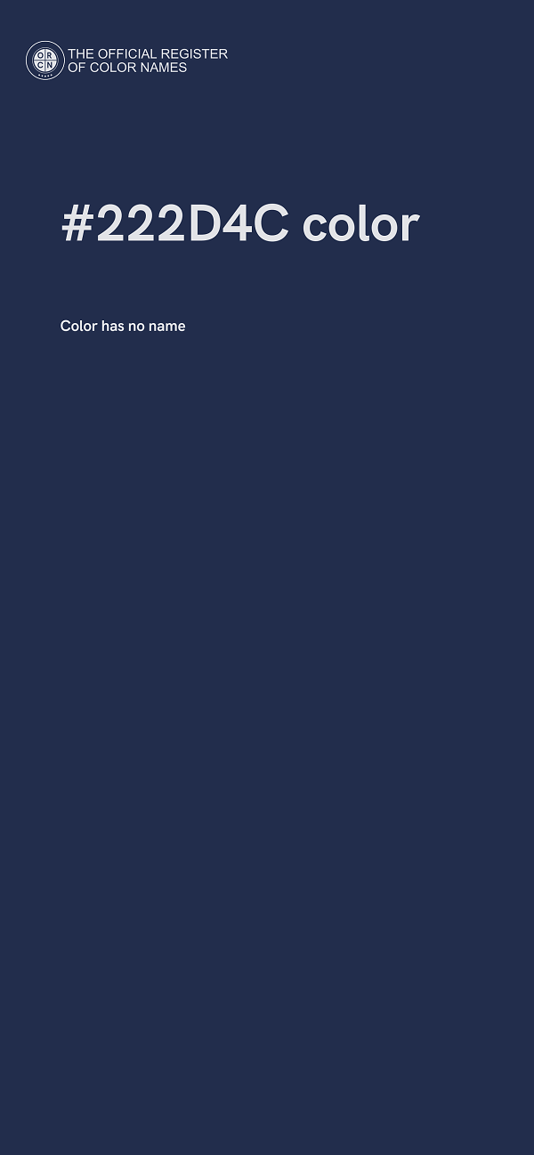 #222D4C color image